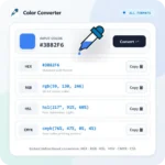 Color Format Converter (HEX, RGB, HSL, CMYK)