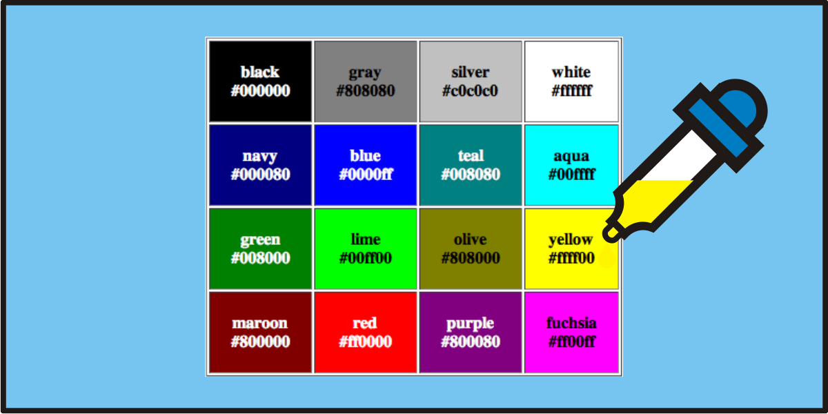 html color code picker from image
