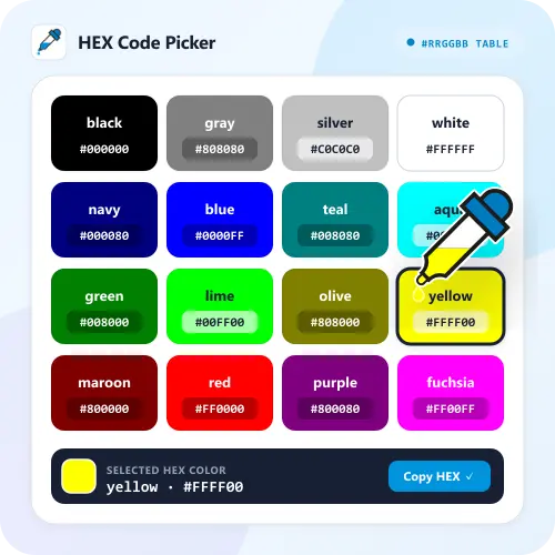 HEX Code Picker
